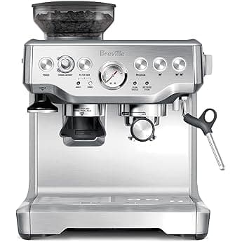 Breville Barista Express Impress Espresso Machine BES876BSS, Brushed Stainless Steel