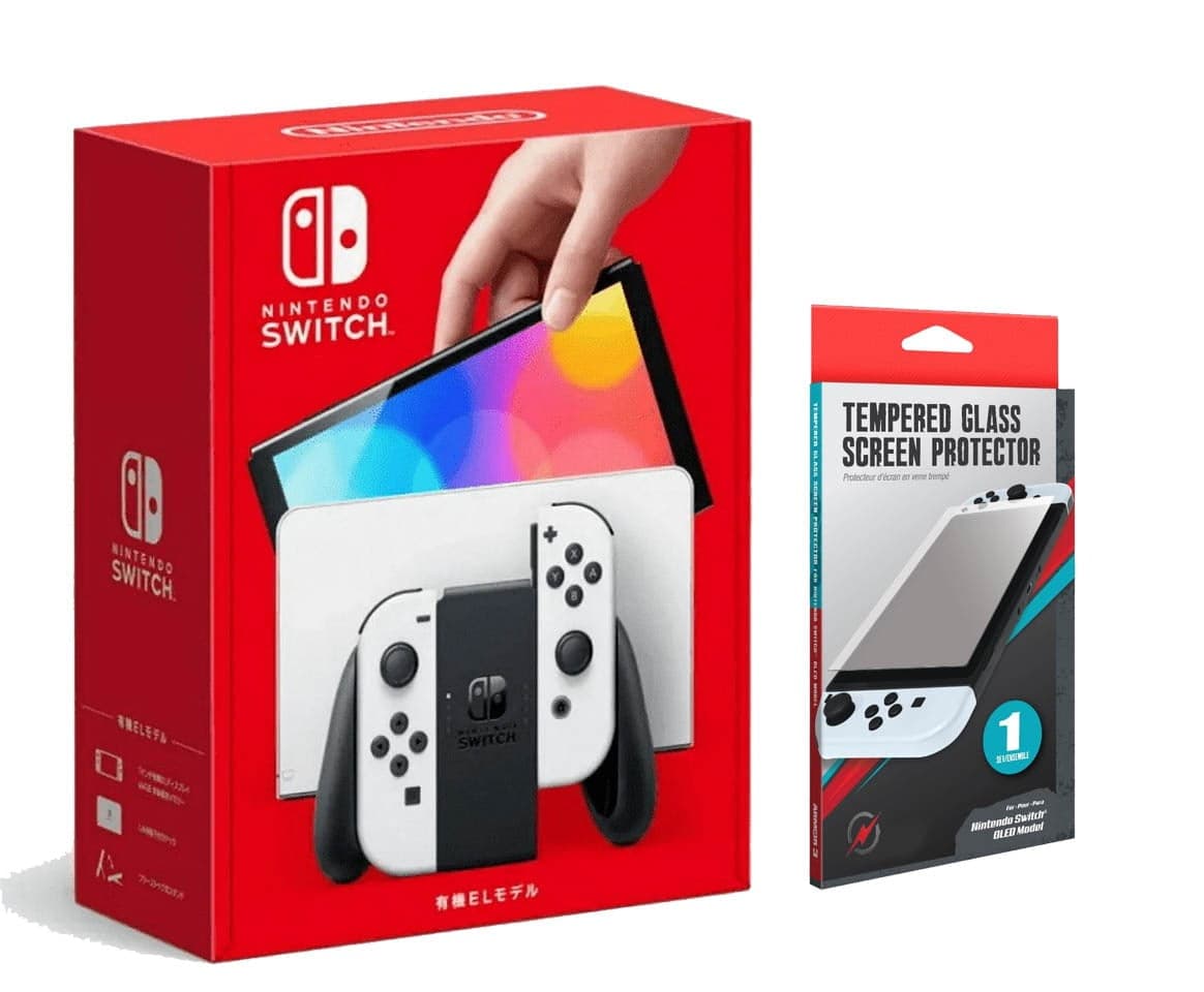 Nintendo Switch - OLED Model Console/64 GB Internal Storage with White Joy-Con