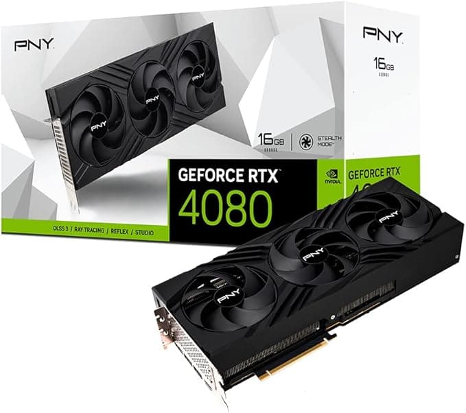 PNY GeForce RTX™ 4080 16GB Verto Triple Fan Graphics Card DLSS 3