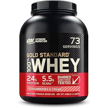 Optimum Nutrition 100 Whey Gold Standard Whey Protein- Chocolate Malt 5.15 lb